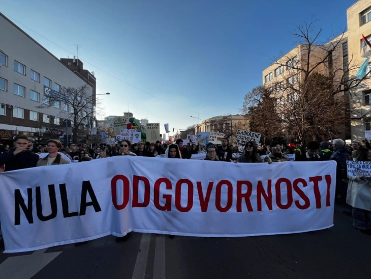 Veliki protest u Novom Sadu