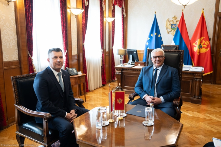 Mandić sa predsjednikom Nacionalnog savjeta Monaka