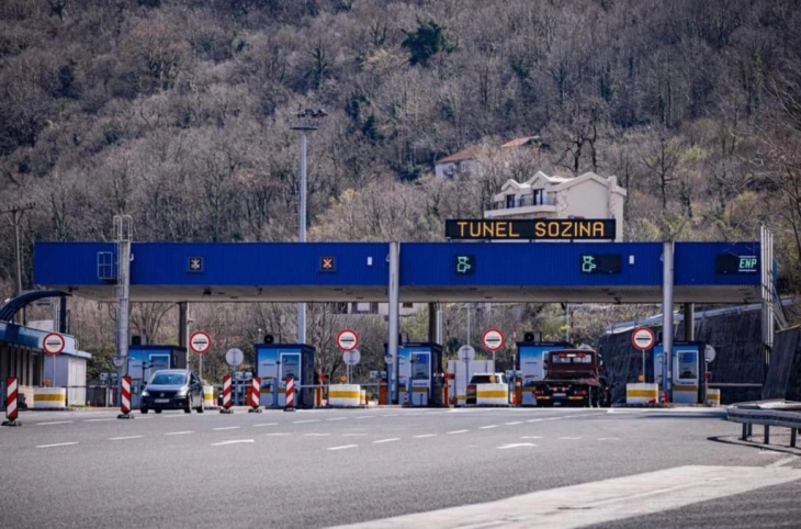 Tunel Sozina opslužio 413,79 hiljada vozila