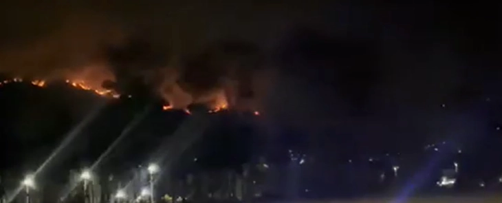 Gori na više lokacija u Podgorici
