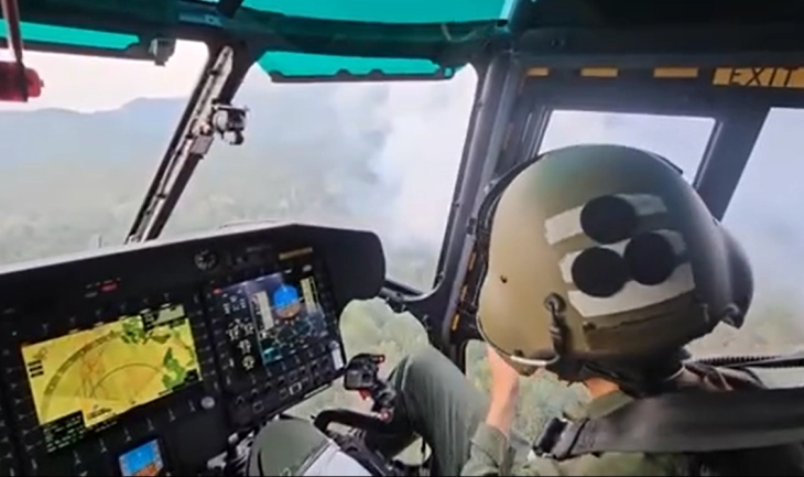 Mađarski helikopter gasio u rejonu Danilovgrada