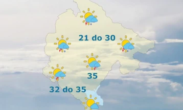 Sjutra oblačno, mjestimično kiša