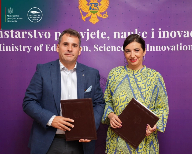 Potpisan sporazum o saradnji MPNI i Instituta za biologiju mora