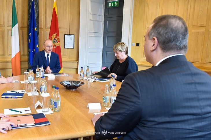 Martin: Irska snažno podržava evropski put Crne Gore