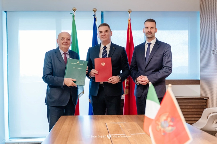 Crna Gora i Italija potpisale Memorandum o povezivanju tržišta električne energije