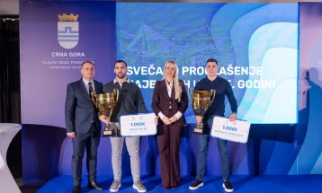 Čađenović i Milić sportisti Podgorice, Budućnost Bemaks i S3 najbolji klubovi, Stanišić trener godine