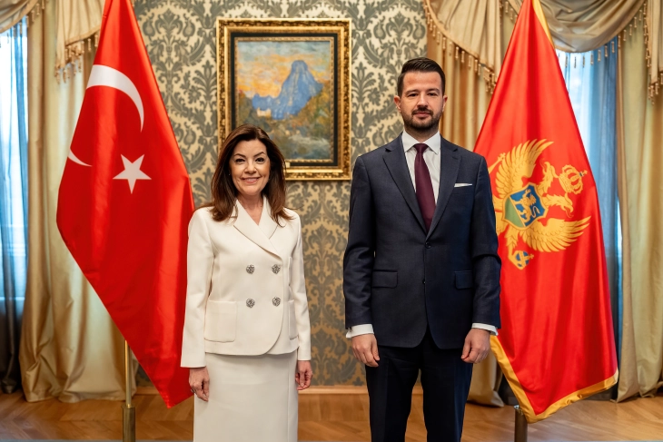 Milatović primio akreditivna pisma novoimenovanih ambasadora