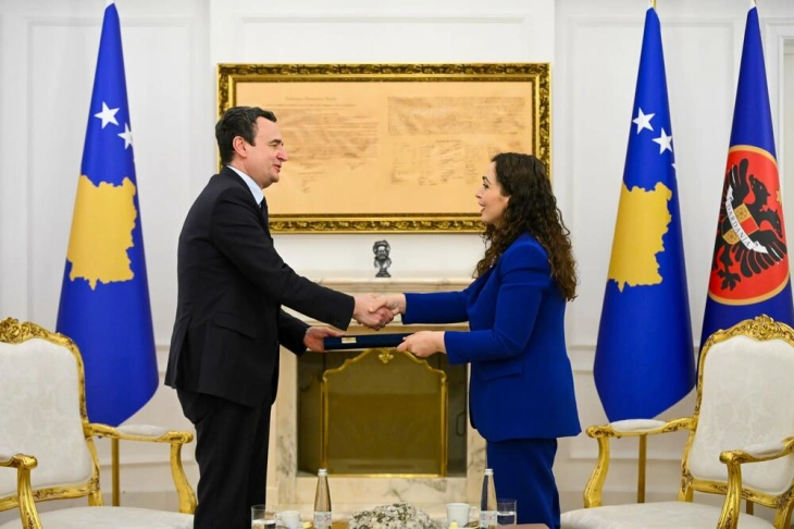  Kurtiju mandat za formiranje nove Vlade Kosova