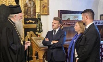Makron posjetio Cetinjski manastir