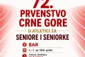 Za vikend pojedinačno prvenstvo Crne Gore u Baru