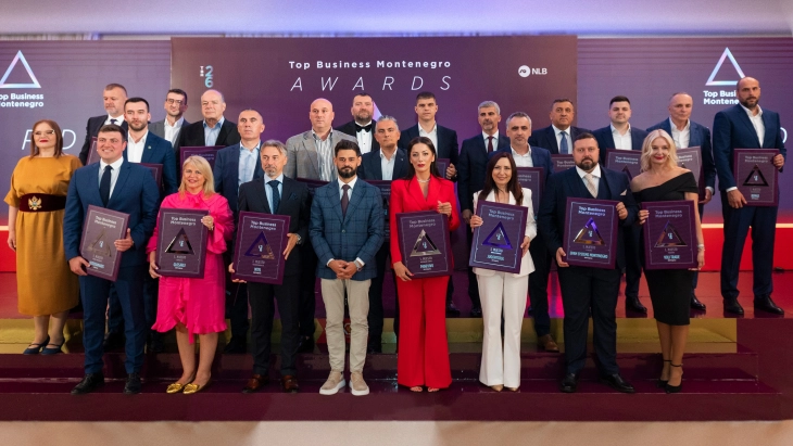 Dodijeljena priznanja Top Business Montenegro Awards