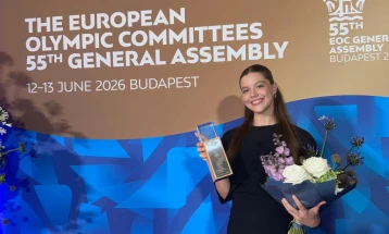 Andrea Berišaj među tri najbolje mlade sportistkinje Evrope