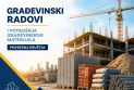 Monstat: Ukupna vrijednost izvršenih građevinskih radova 704 miliona
