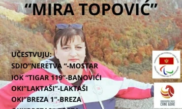 Sjutra memorijalni turnir Mira Topović