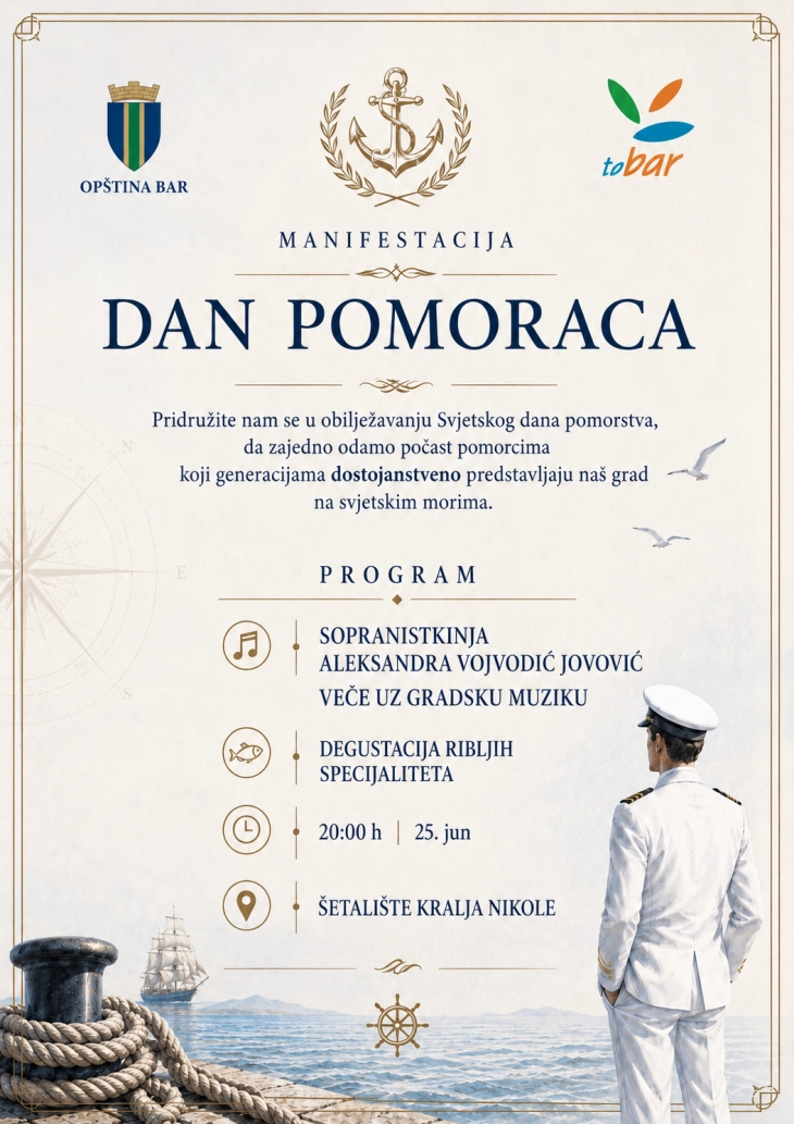 Manifestacija Dan pomoraca u Baru