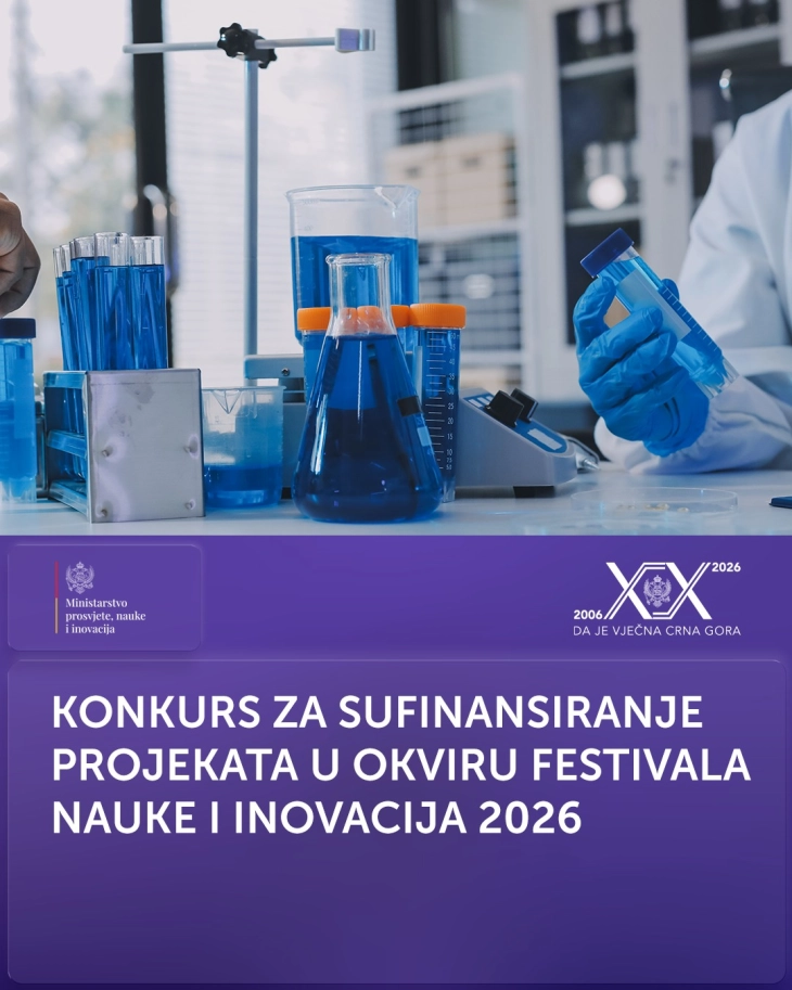 Objavljen Konkurs za sufinansiranje projekata u okviru Festivala nauke i inovacija