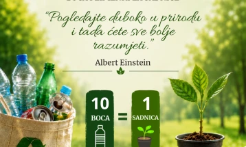 Akcija zamjene plastičnih boca i limenki za sadnice u Nikšiću 3. jula