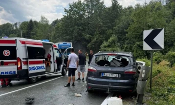 U saobraćajnoj nezgodi kod Kolašina povrijeđene dvije osobe