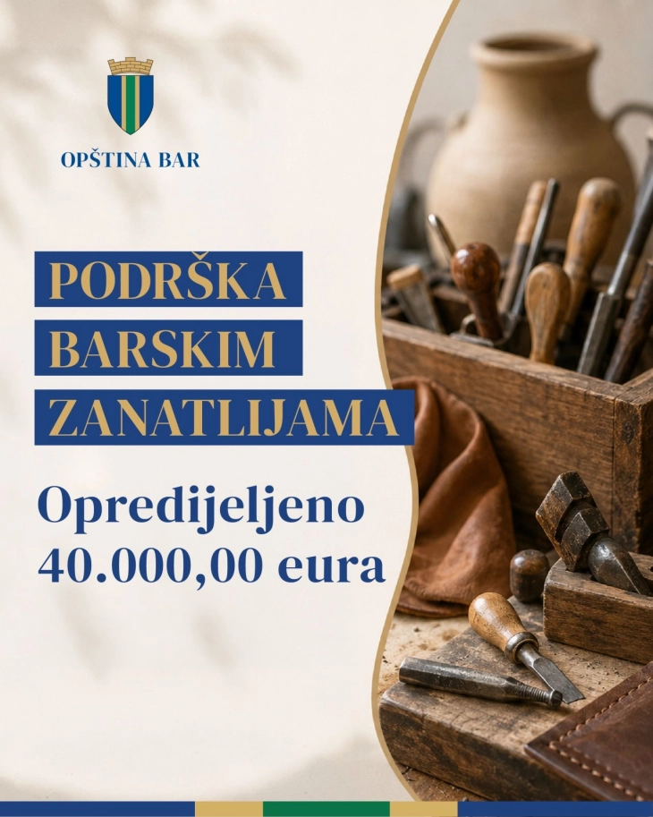 Novi ciklus podrške barskim zanatlijama