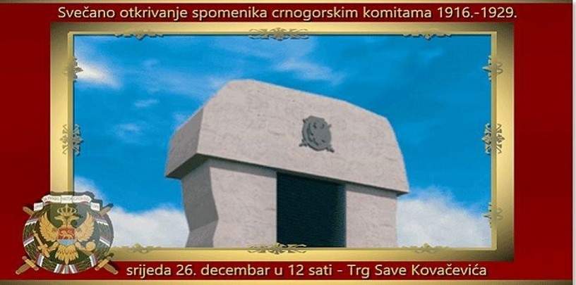 Milo Đukanović otkrio spomenik protivnicima ujedinjenja sa Srbijom  Spomenik